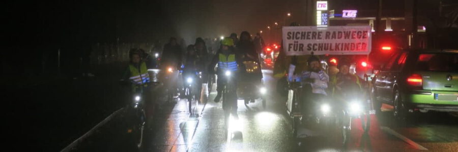 Fahrradbus Lüneburg. Foto: Radentscheid Lüneburg.