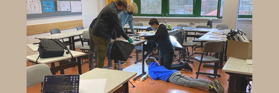 Demokratieprojekt Gymnasium Oedeme. Foto: mosaique.