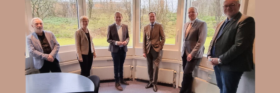 Gespräch mit CDU-Fraktionsvorsitzendem im niedersächsischen Landtag, Dirk Toepffer. Foto: CDU Kreisverband Lüneburg.