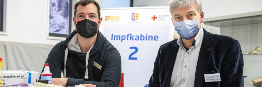 Mobiles Impfteam im Einsatz. Foto: Fotos: Landkreis Lüneburg, Hans-Jürgen Wege.