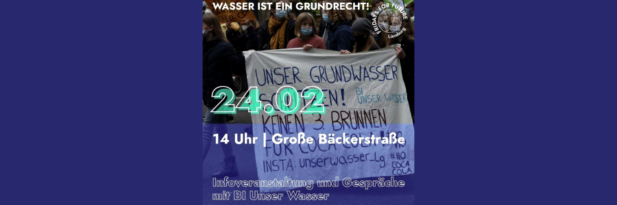 Infoveranstaltung FFF. Grafik: FFF.