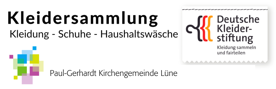 Paul-Gerhardt-Gemeinde: Kleidersammlung. Grafik: Paul-Gerhardt-Haus.