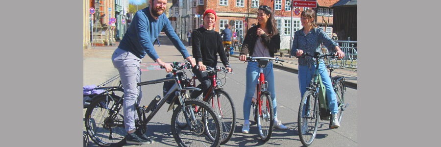 Stadtradeln 2022 in Vorbereitung. Foto: Hansestadt Lüneburg.
