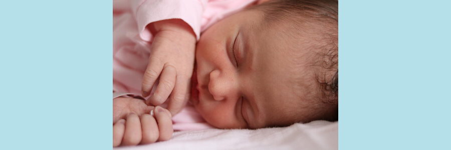 Foto: Bündnis90 / Die GRÜNEN, Kreisverband Lüneburg. Schlafendes Baby.
