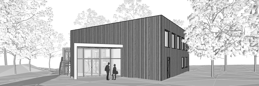 Geplantes Hortgebäude. Grafik: Dohse und Partner Architekten mbB Hamburg.