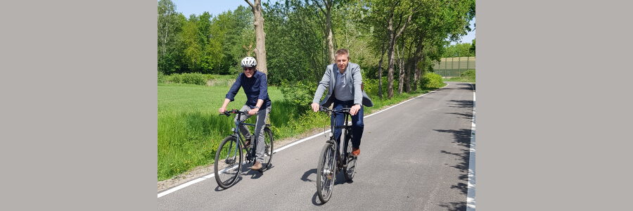 Radweg Ochtmissen-Bardowick. Foto: Hansestadt Lüneburg.