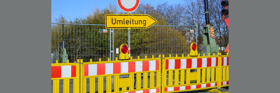 Umleitung. Foto: Reginal, Pixabay.