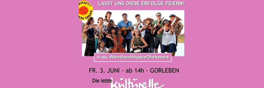 Die letzte kulturelle Widerstandspartie 2022. Grafik: Kutlurelle Landpartie.