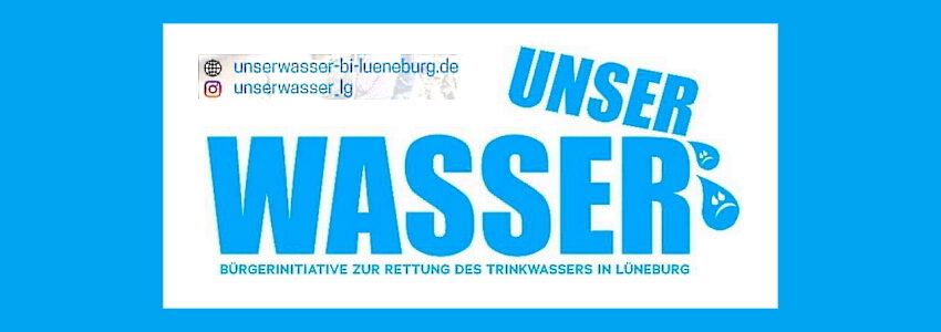 BI Unser Wasser, Lüneburg, Logo.