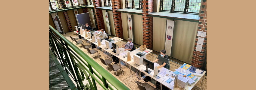 Briefwahlbüro, Foto: Hansestadt Lüneburg.