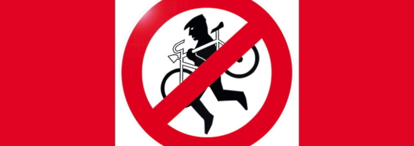Prävention Fahrraddiebstahl. Grafik: PI Lüneburg.