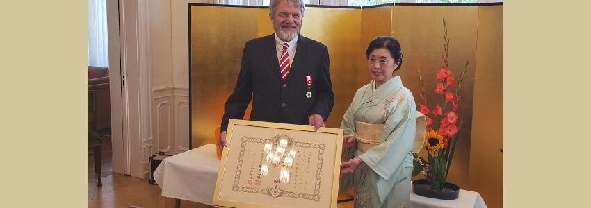 Ulrich Mägde und Kikuko Kato. Foto Hansestadt Lueneburg.