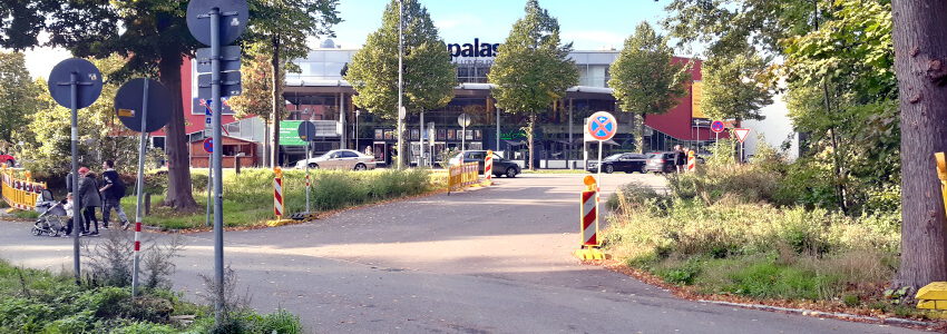 Auffahrt Bockelmannstraße, 28.09.2022. Foto: Lüne-Blog.