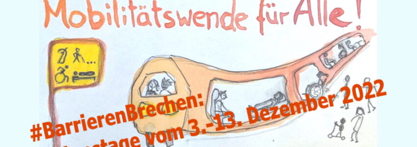 Mobilitätswende für alle. Grafik: Rollfender Widerstand.