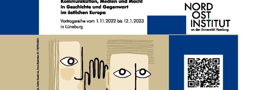 Nordostinstitut: Alles Propaganda? Vortragsreihe. Plakat Nordostinstitut, angepasst.