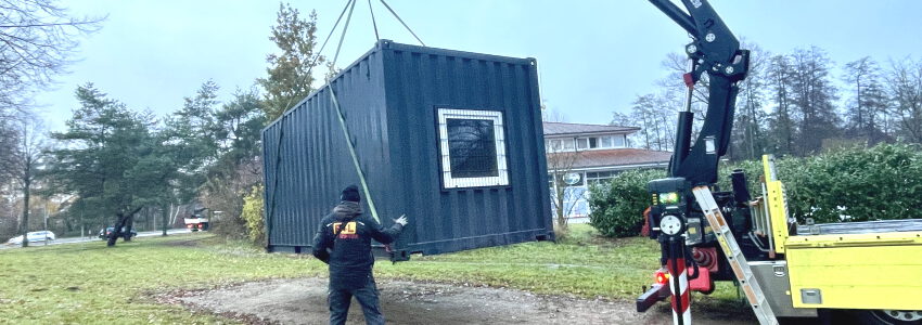 Taubencontainer. Foto: Hansestadt Lüneburg.
