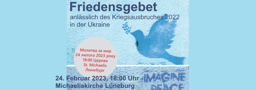 Ev.-luth. Kirchenkreis Lüneburg: Plakat Friedensgebet (angepasst)