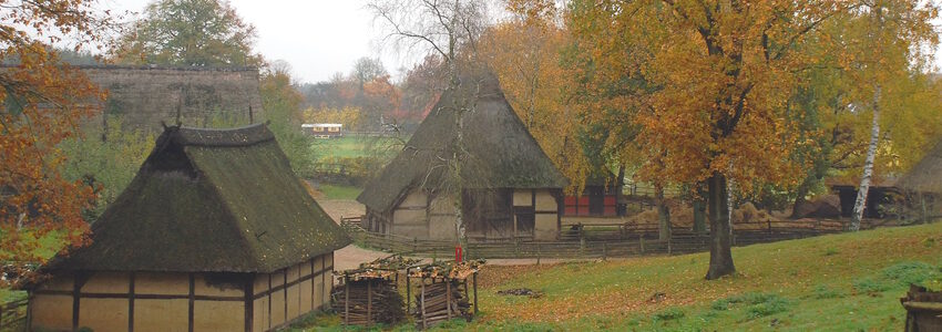 Freilichtmuseum Kiekeberg: Historische Gebäude. Foto: FLMK.