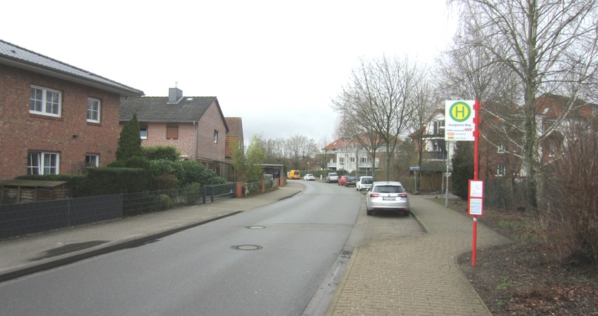 Bushaltestelle Ovelgönner Weg, Oedeme.