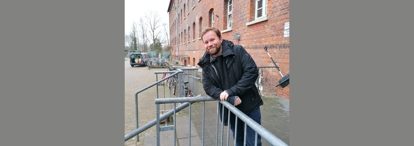 Thorben Peters, HERBERGEplus. Foto: Lebensraum Diakonie.