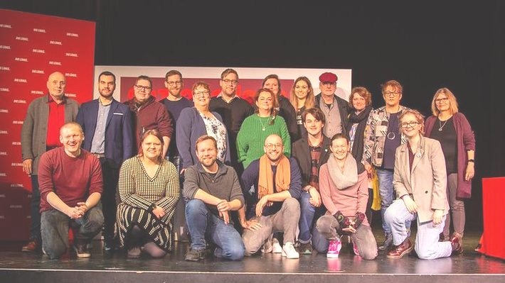Foto: DIE LINKE. Neuer Landesvorstand von DIE LINKE Niedersachsen.
