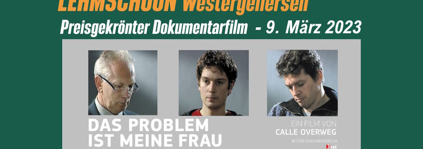 "Das Problem ist meine Frau" - Filmplakat (Ausschnitt / angepasst).