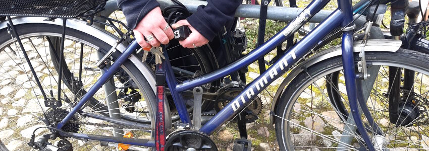 Fahrrad immer abschließen. Foto: Lüne-Blog.