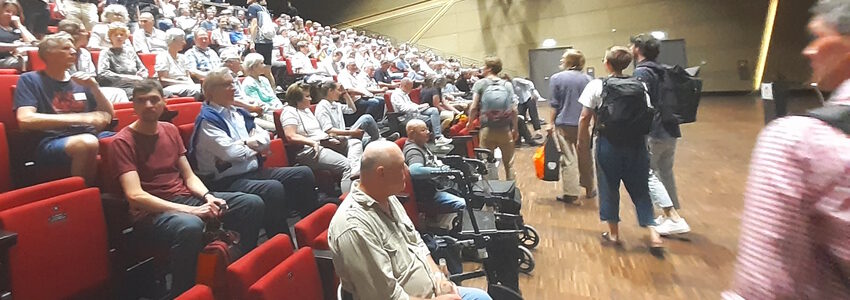 Auftaktveranstaltung zum nachhaltigen Verkehrsplan NUMP - mit über 300 Interessierten. Leuphana Universität, 15. Juni 2023. Foto: Lüne-Blog.