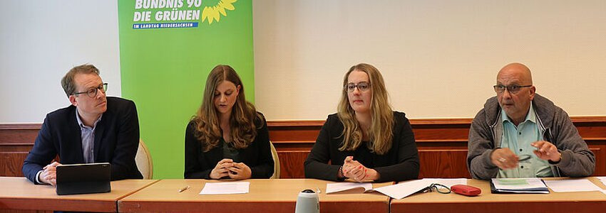 Pressekonferenz Bad Harzburger Erklärung. Foto: Landtagsfraktion BÜNDNIS 90/DIE GRÜNEN, Niedersachsen.