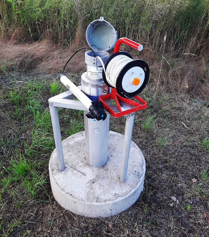 Grundwasser-Messstelle. Foto: NLWKN.