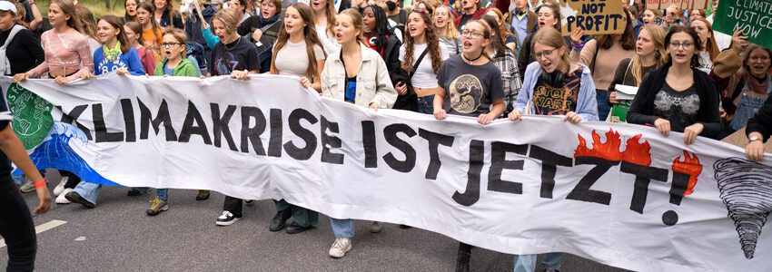 Fridays for Future: Klimakrise ist jetzt. Demonstration 2022. Foto: FFF, JM105673.
