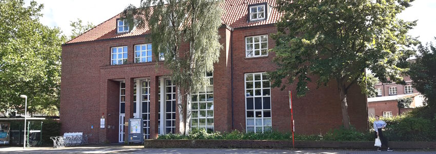 Foto: Lüne-Blog. Infothek / Gesundheitsamt des Landkreises Lüneburg, Am Graalwall 4 in Lüneburg.