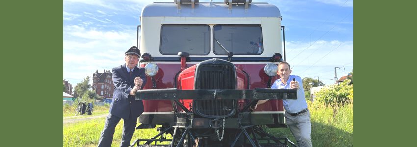 Museumsbahn: Aktion zur Europäischen Mobilitätswoche am 16.09.2023. Foto: Hansestadt Lüneburg.