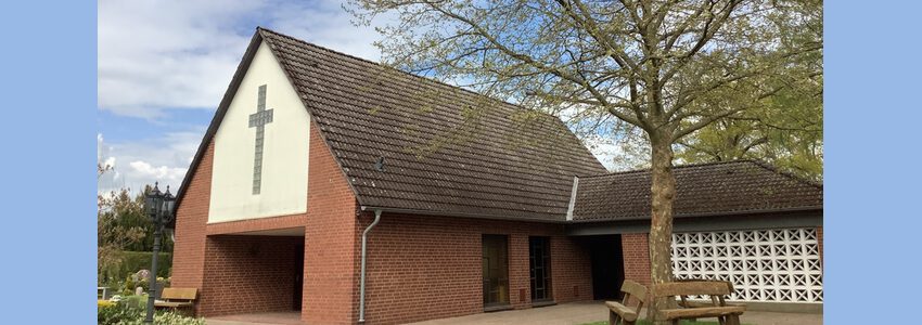 Friedhofskapelle Reppenstedt. Foto: Samtgemeinde Gellersen.