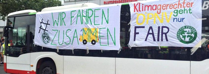 #Wirfahrenzusammen. Bochum, 2020. Foto: Fridays for Future.