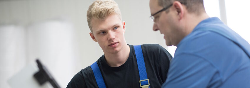 Ausbildung im Handwerk. Foto: Hannes Harnack.