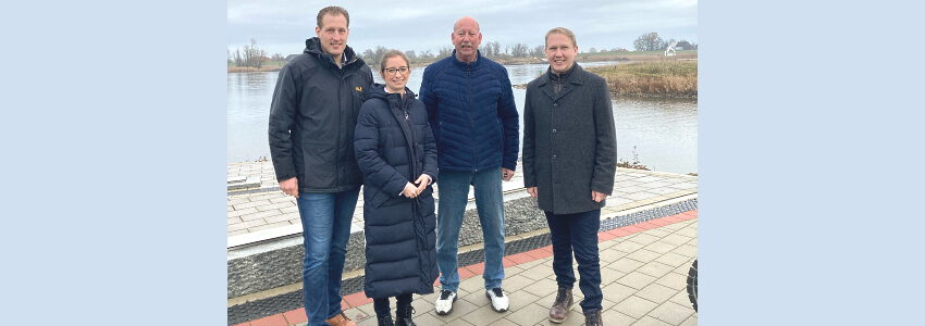 Hochwasserschutz an der Elbe. Foto: CDU-Kreisverband Lüneburg.