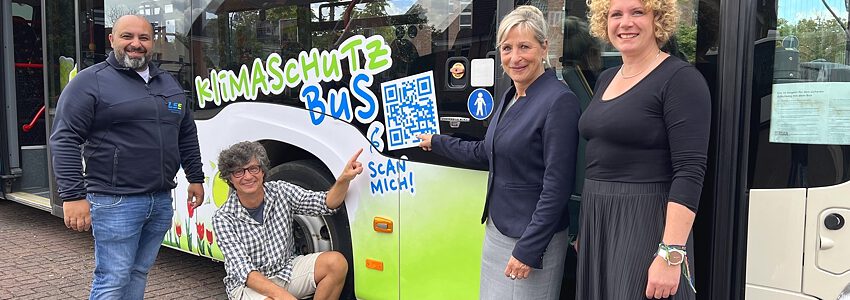 Klimaschutz im Busverkehr. Foto: Landkreis Lüchow-Dannenberg.