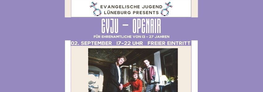 Open Air EVJU am 2. September 2023 - Sharepic.
