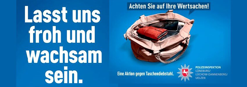 Plakat "Froh und wachsam" - PI Lüneburg.