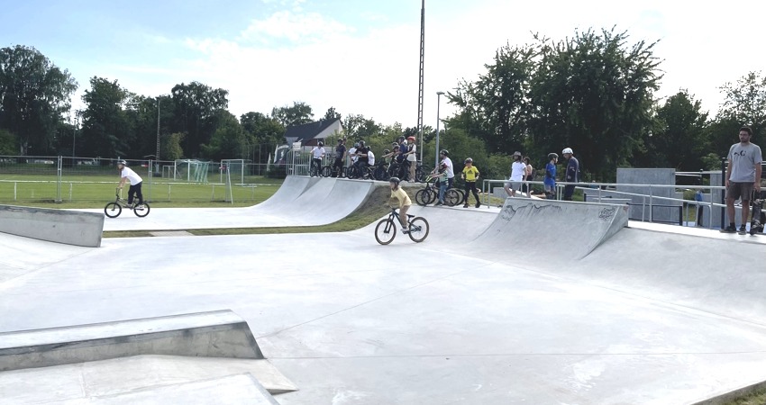 Skatepark Sülzwiesen. Foto: Hansestadt Lüneburg.