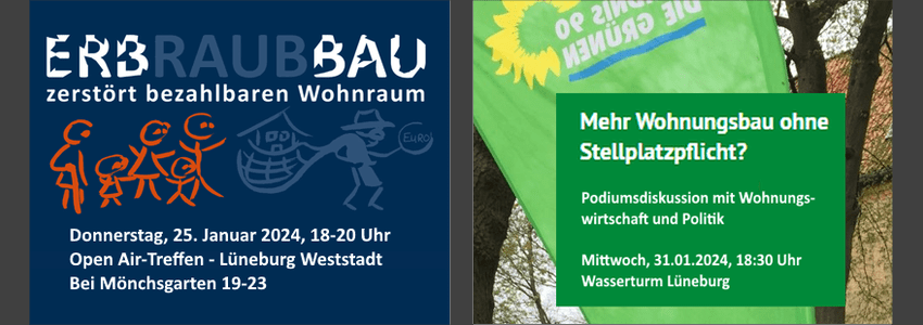 Foto/Grafik: Erbbau Lüneburg / Grüne Lüneburg - angepasst.