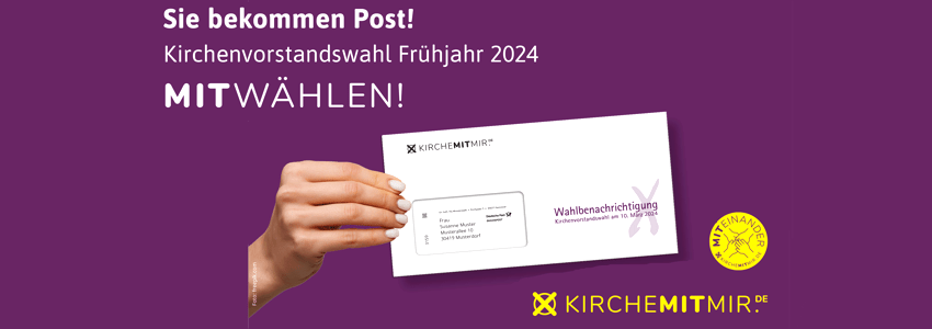 Kirchenvorstandswahl 2024, Ev.-luth. Landeskirche Hannovers, Sharepic (angepasst).