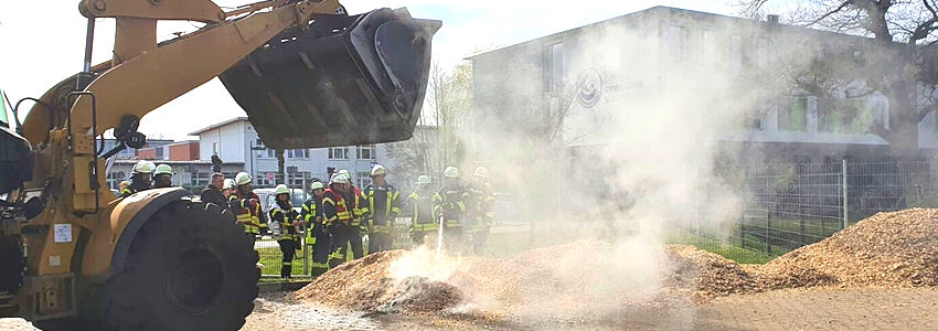Brand im Schulzentrum Bleckede am 13.03.2024. Foto: Landkreis Lüneburg.