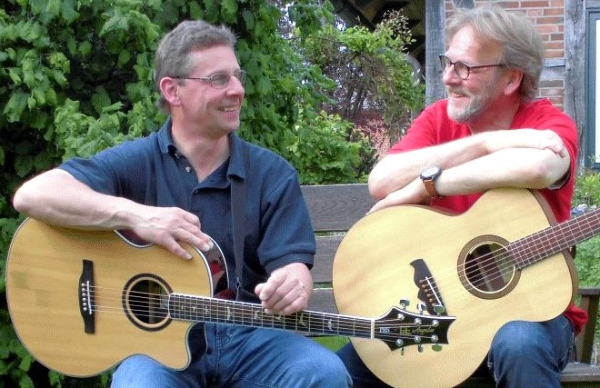 Das Duo „Claus & Klaus“: Claus Peper aus Egestorf und Klaus Stehr aus Reppenstedt. Foto: Klaus Stehr.