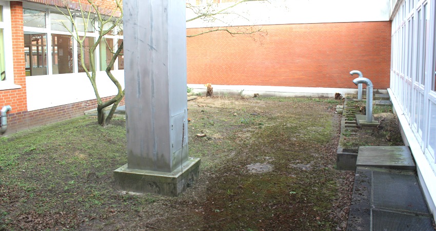 Foto: Landkreis Lüneburg. Innenhof der BBS III.