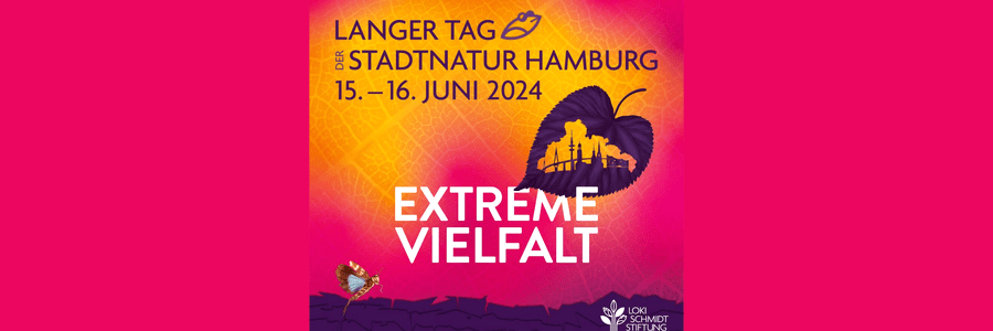 Tag der Stadtnatur Hamburg 2024. Grafik: Less is Lovable.