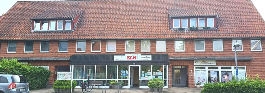 Stadtteilhaus ELM, Lüneburg, Hermann-Löns-Str. 22-24. Foto: Christine Böhm.