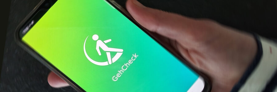 GehCheck-App. Foto: FUSS e.V. Lüneburg.