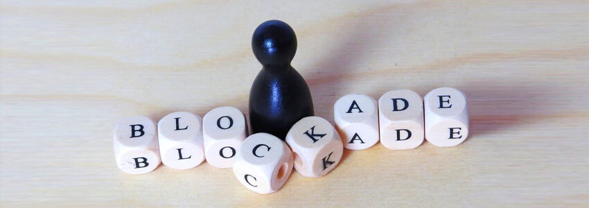 Blockade. Foto: Sophie Janotta, Pixabay.